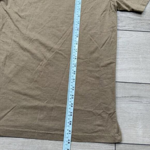 Patagonia Fitz Roy Bear T-Shirt Brown Sz Small Organic Cotton Logo Graphic Tee - Picture 8 of 8